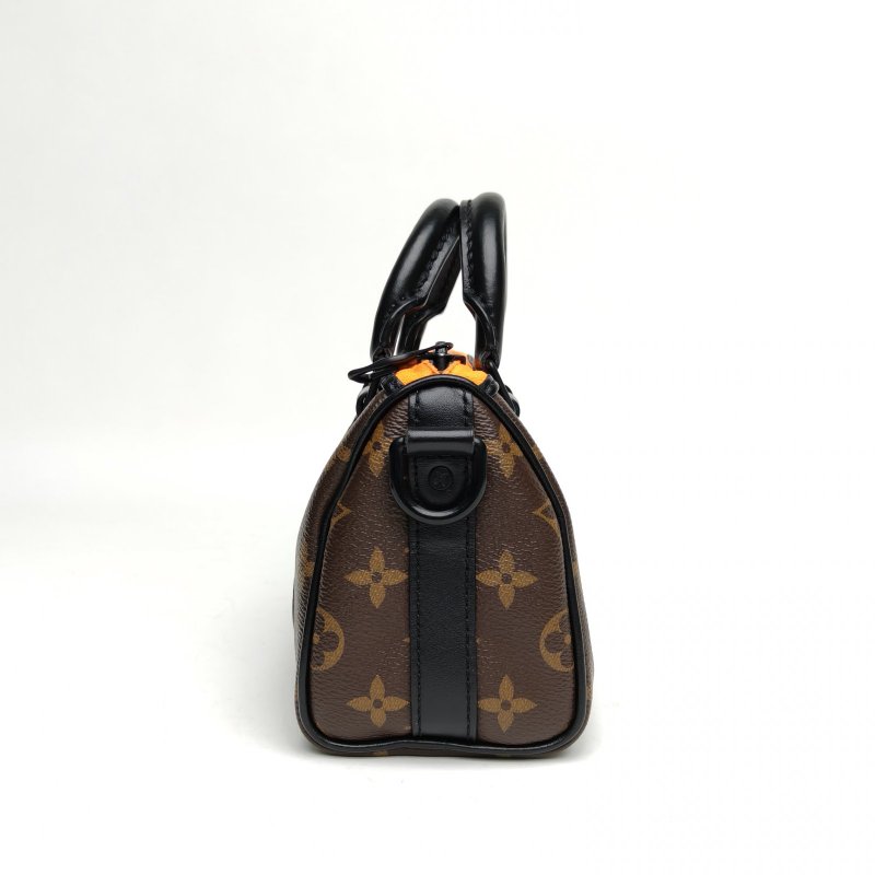 LOUIS VUITTON KEEPALLNano21老花牛皮晶片稻草人肩背包-3