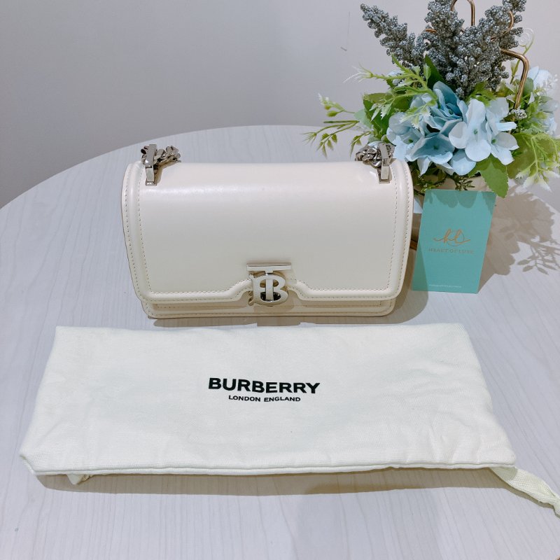 TK2031	博柏利 單肩或斜孭包 Burberry Elongated Mini Shoulder Bag Calf Beige x PHW-19