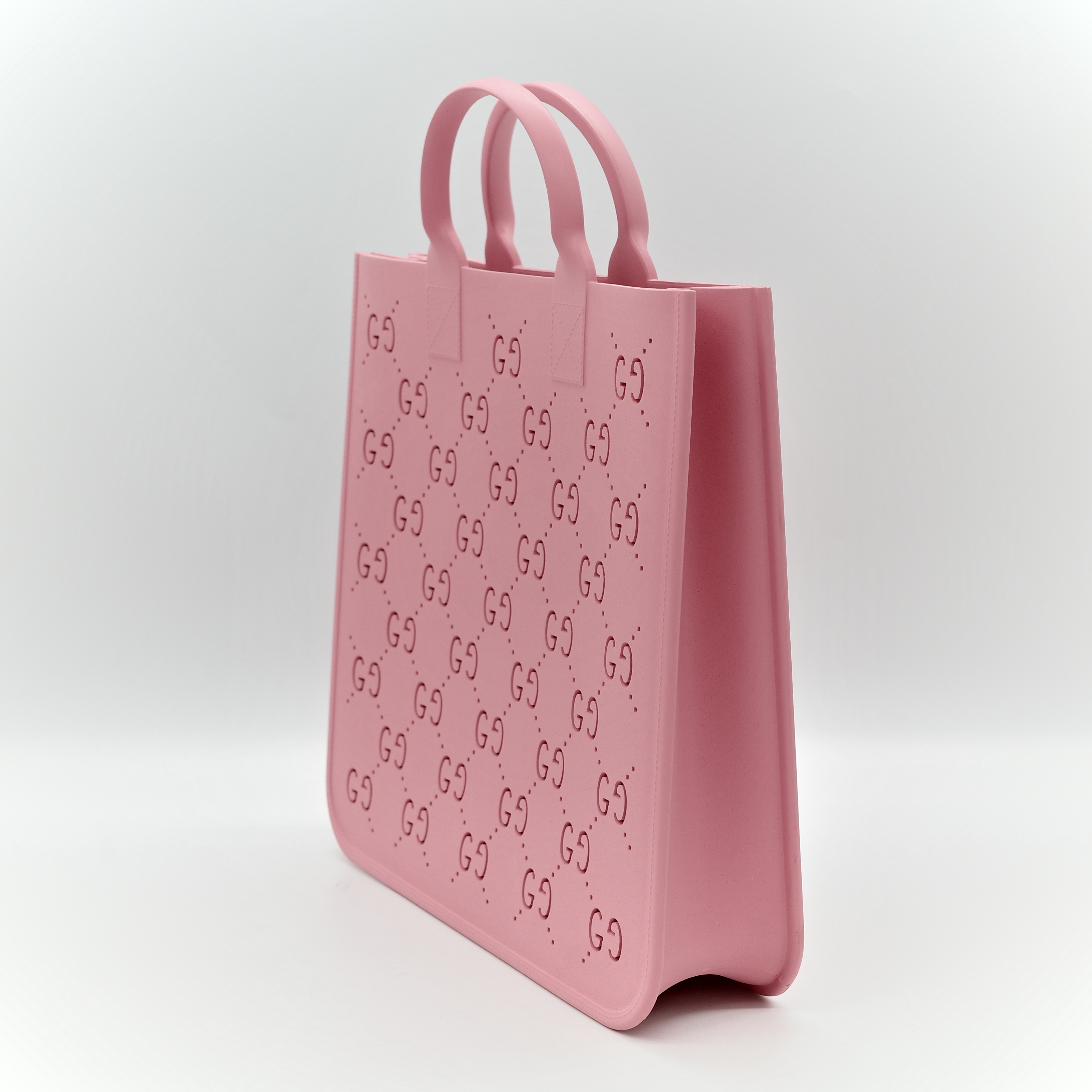 GUCCI 古馳 橡膠鏤空 手提包 粉紅包 童裝系列-2