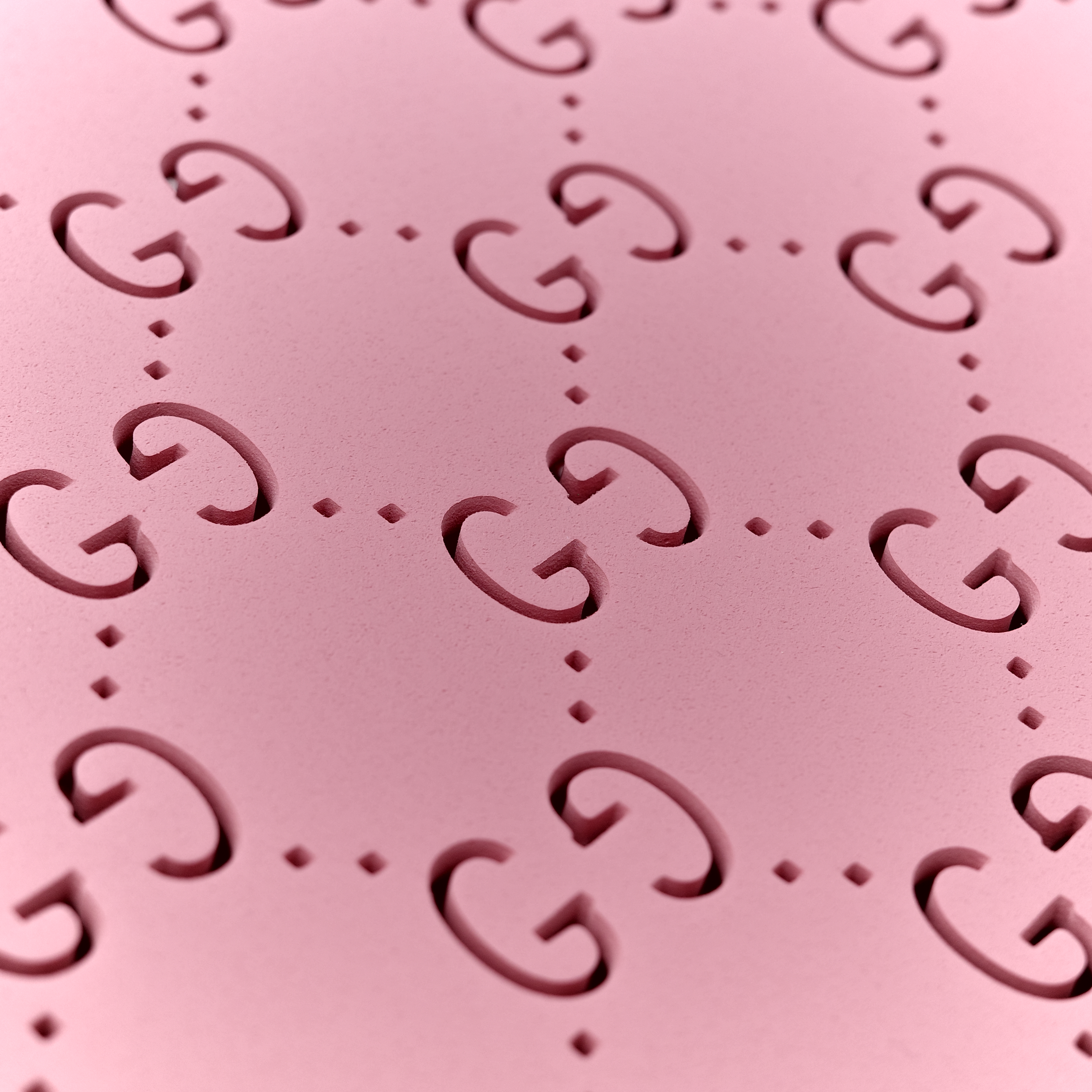 GUCCI 古馳 橡膠鏤空 手提包 粉紅包 童裝系列-4