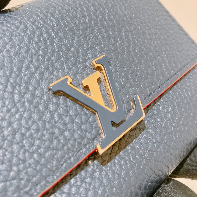 TK2032	路易威登 錢包 Louis Vuitton Taurillon Capucines Compact Wallet Navy-6