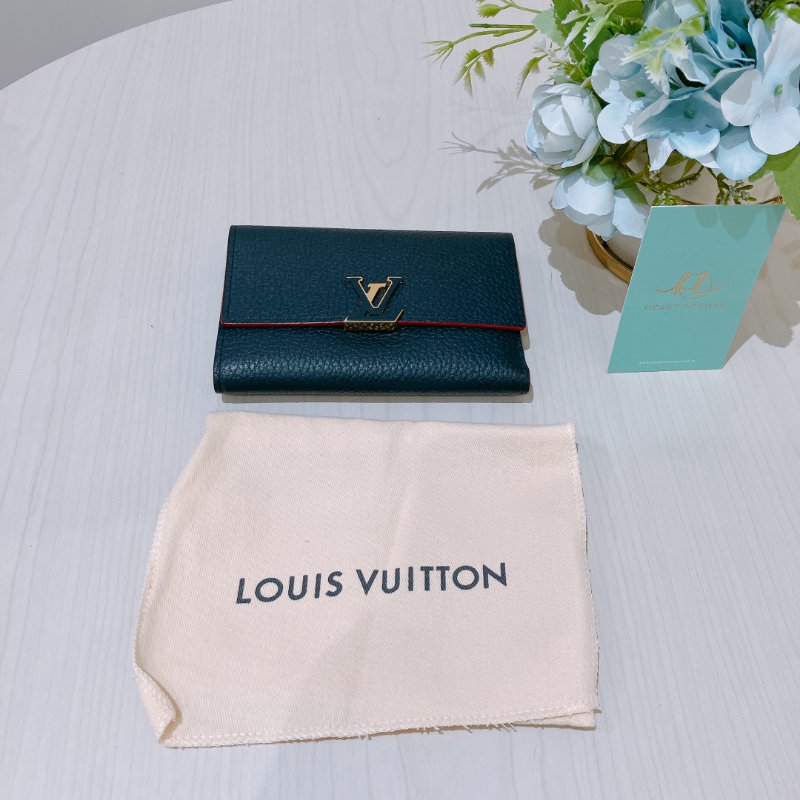TK2032	路易威登 錢包 Louis Vuitton Taurillon Capucines Compact Wallet Navy-19