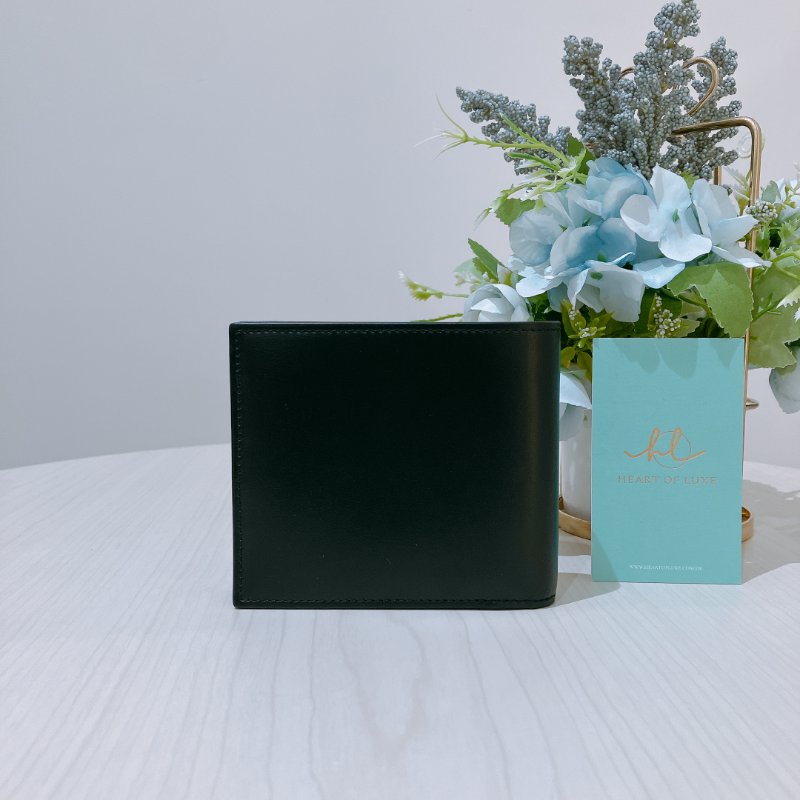 TK2033	 聖羅蘭  黑色錢包 YSL Saint Laurent Tiny Cassandre East/West Wallet in Matte Leather Black-1