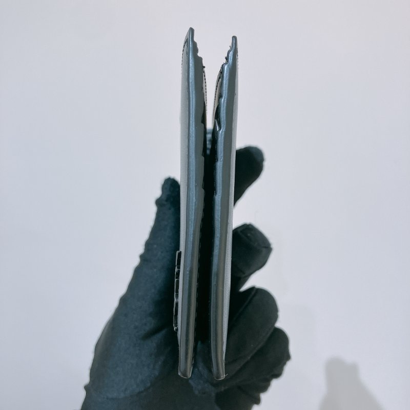 TK2033	 聖羅蘭  黑色錢包 YSL Saint Laurent Tiny Cassandre East/West Wallet in Matte Leather Black-3