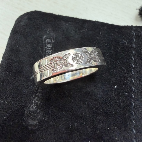 Chrome Hearts 克羅心 十字花雙寶劍戒指 size 9