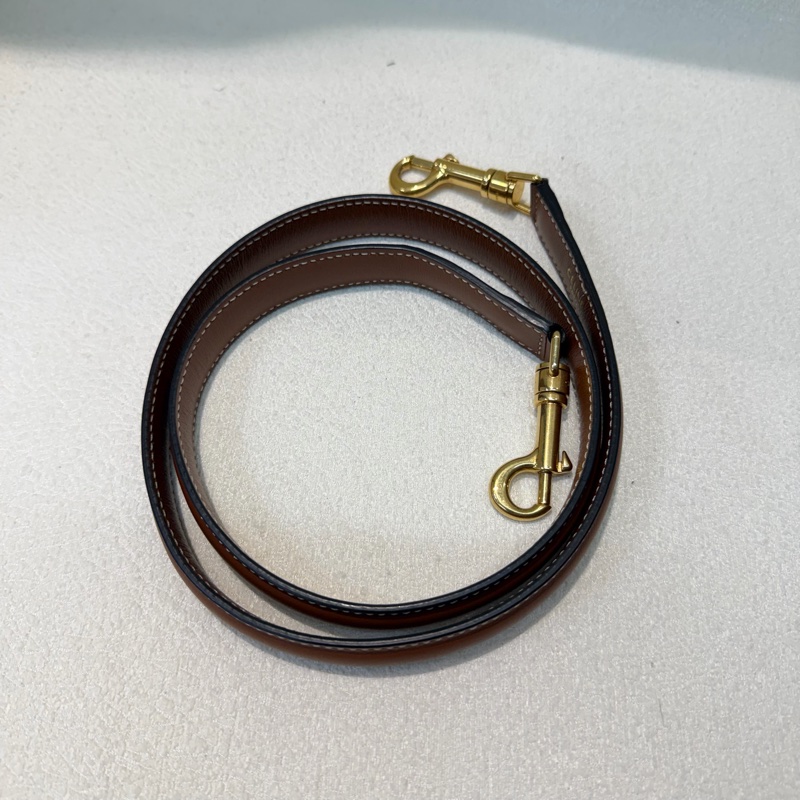 Celine Bucket 米色帆布拼棕色皮革水桶 XC415-16