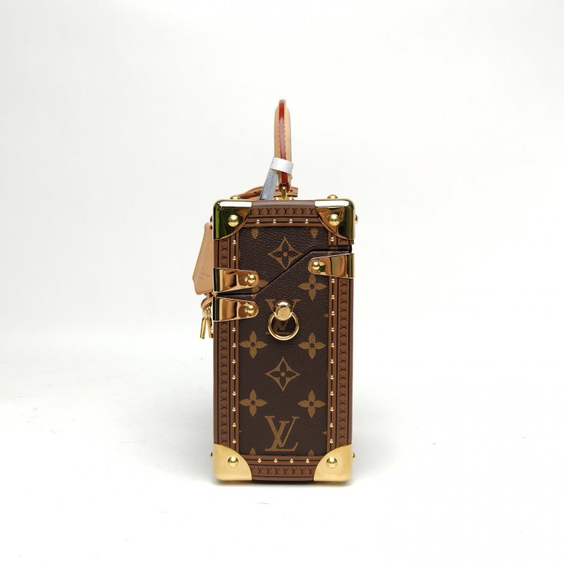 LOUIS VUITTON 老花PVC晶片CAMERABOX手提盒子包肩背包-1