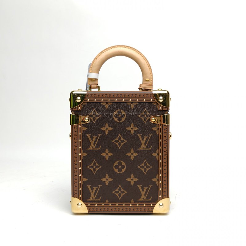 LOUIS VUITTON 老花PVC晶片CAMERABOX手提盒子包肩背包-2