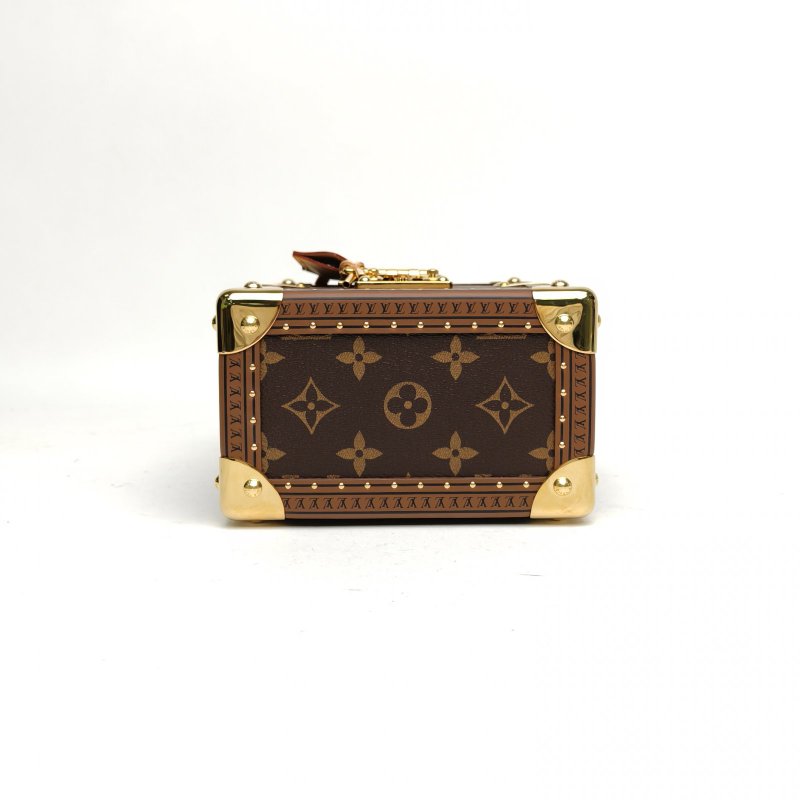 LOUIS VUITTON 老花PVC晶片CAMERABOX手提盒子包肩背包-4