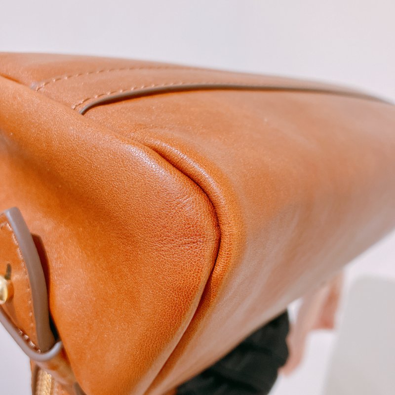 TK2034	 繆繆 單肩／背包/ 手提 Miu Miu Caprice Clutch Shoulder Bag Cognac Calfskin-17