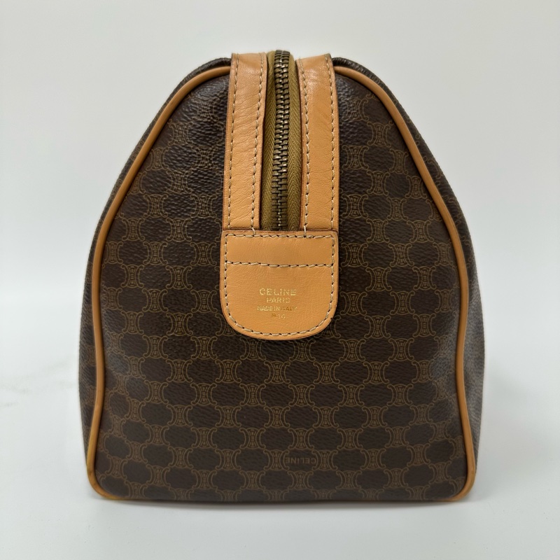 【赫蒂國際精品】Celine 賽琳 Macadam 系列 經典老花波士頓包 vintage-3