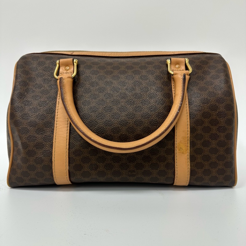 【赫蒂國際精品】Celine 賽琳 Macadam 系列 經典老花波士頓包 vintage-4