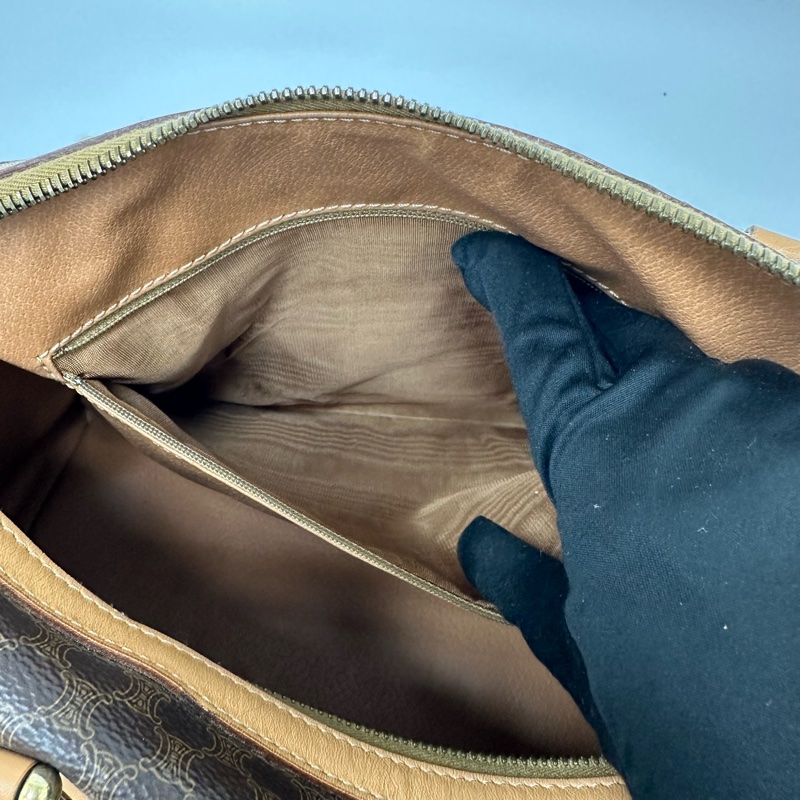 【赫蒂國際精品】Celine 賽琳 Macadam 系列 經典老花波士頓包 vintage-10