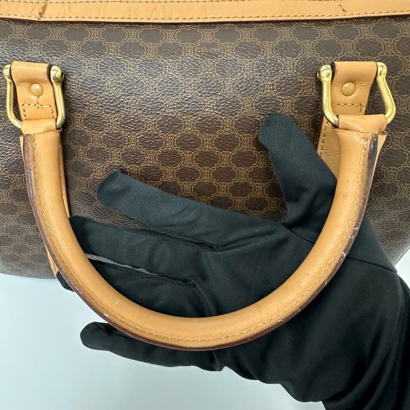 【赫蒂國際精品】Celine 賽琳 Macadam 系列 經典老花波士頓包 vintage-12