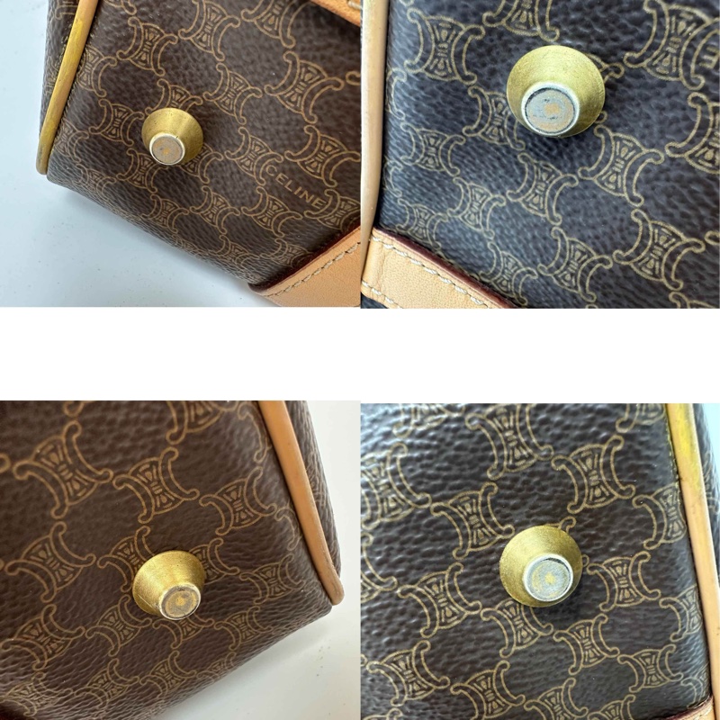 【赫蒂國際精品】Celine 賽琳 Macadam 系列 經典老花波士頓包 vintage-13