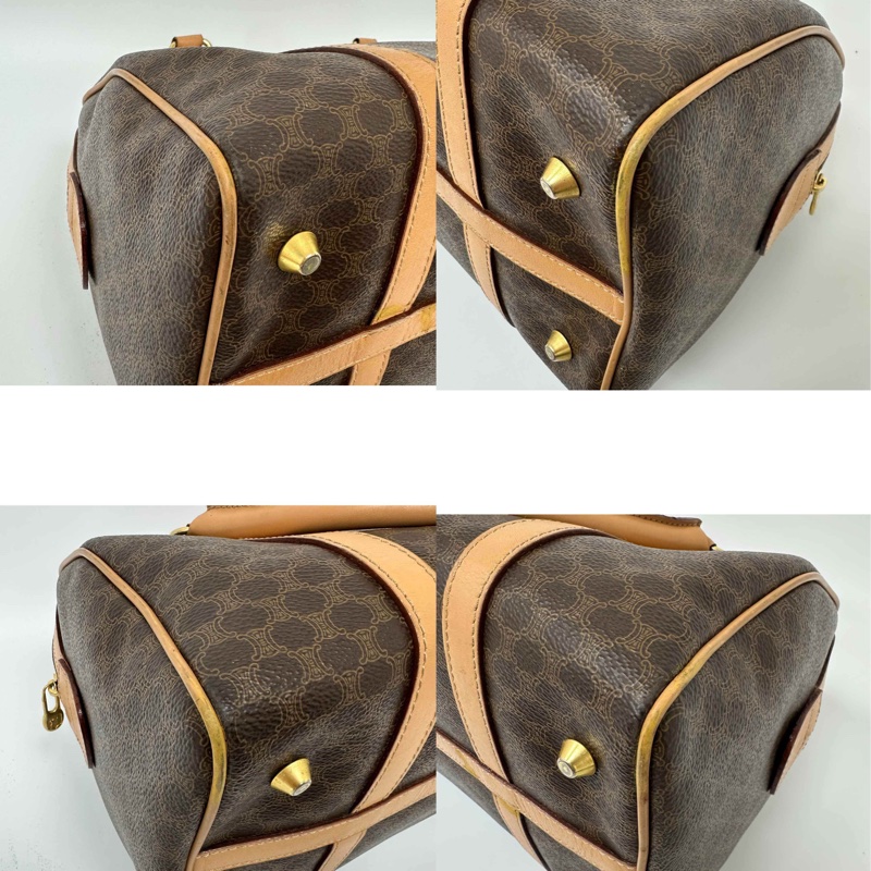 【赫蒂國際精品】Celine 賽琳 Macadam 系列 經典老花波士頓包 vintage-14