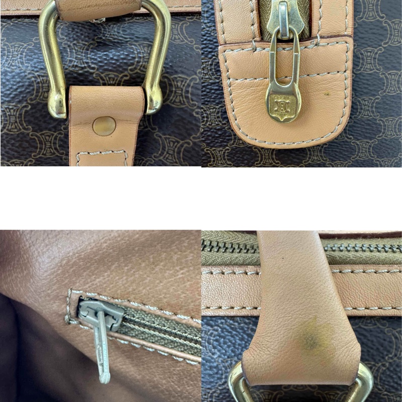 【赫蒂國際精品】Celine 賽琳 Macadam 系列 經典老花波士頓包 vintage-15