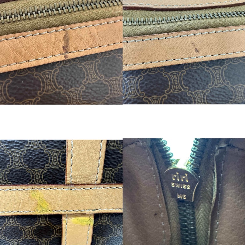 【赫蒂國際精品】Celine 賽琳 Macadam 系列 經典老花波士頓包 vintage-16