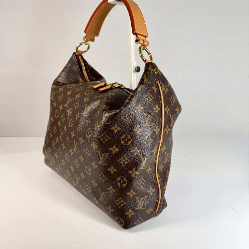 Louis Vuitton Monogram Sully 經典 老花 金屬 肩背包 托特包 M40586-5
