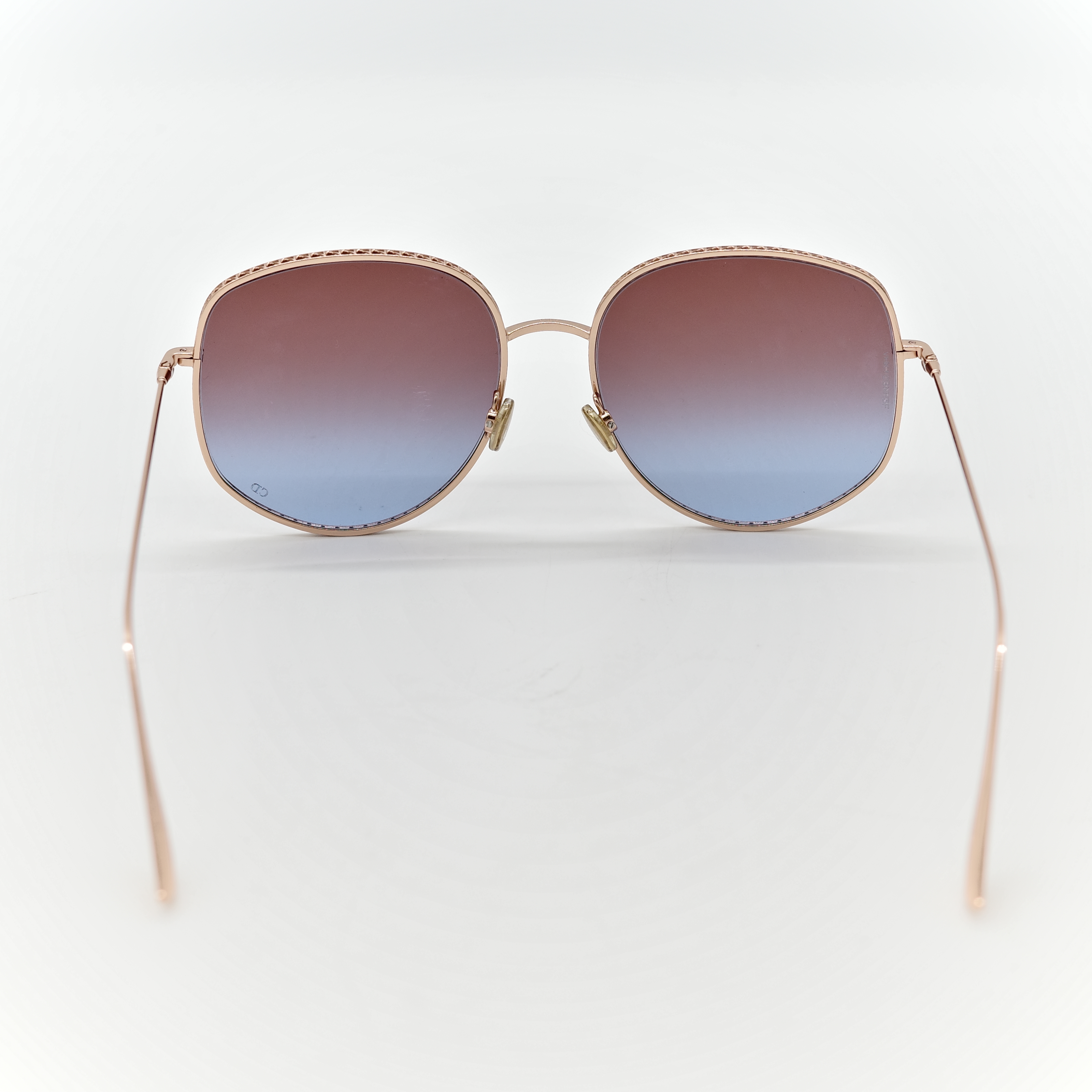 DIOR 迪奧DiorByDior2 太陽眼鏡 棕色漸層鏡片 香檳金金屬框-5