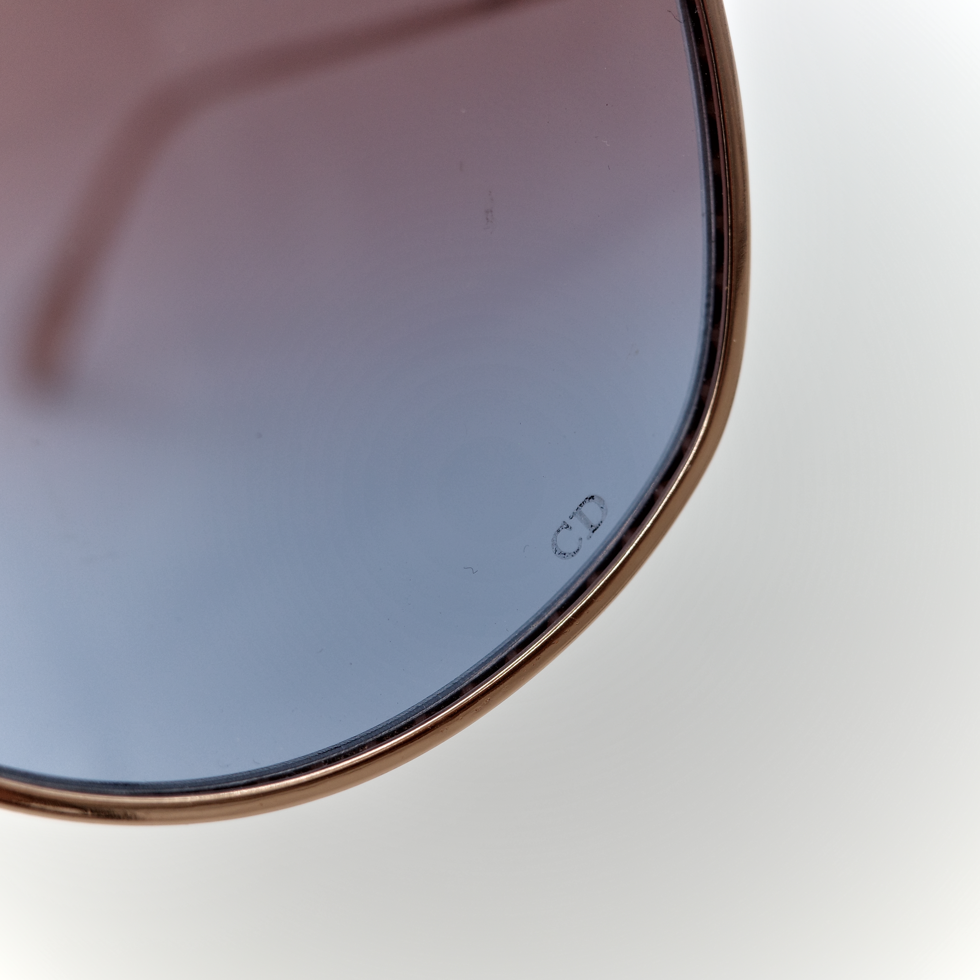 DIOR 迪奧DiorByDior2 太陽眼鏡 棕色漸層鏡片 香檳金金屬框-13