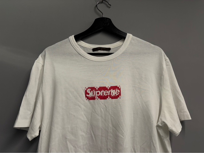 傳奇聯名🌟Louis Vuitton LV x Supreme Box Logo短袖｜Classic Trend CT精品｜台北東區實體-2