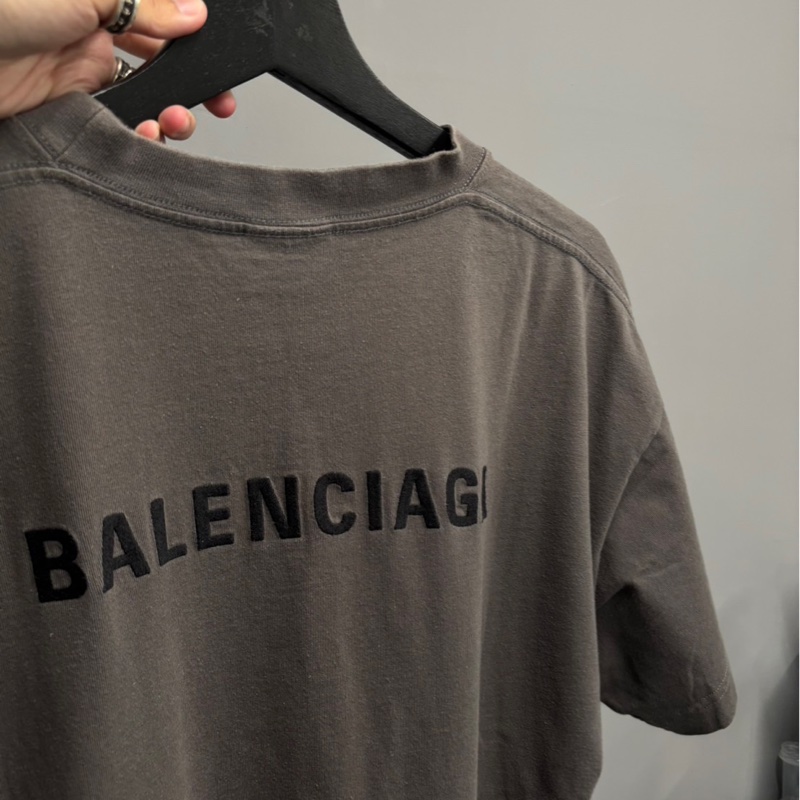 近新品🌟Balenciaga 巴黎世家 前後Logo刺繡短袖｜Classic Trend CT精品｜台北東區實體-3