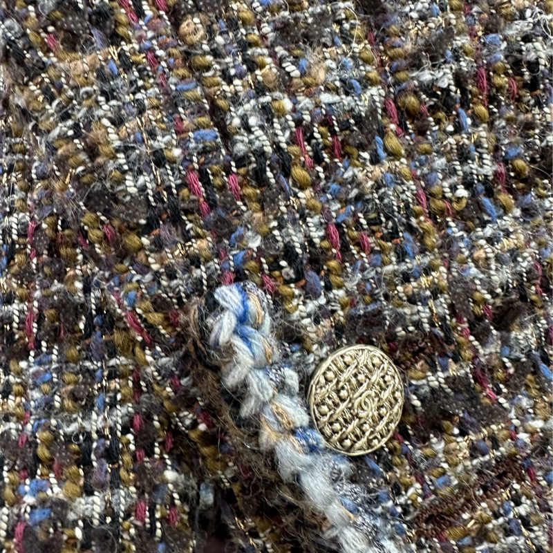 Chanel森林系列灰棕兩口袋外套 老佛爺的秋冬絕唱 王一博周迅同款 34碼-4