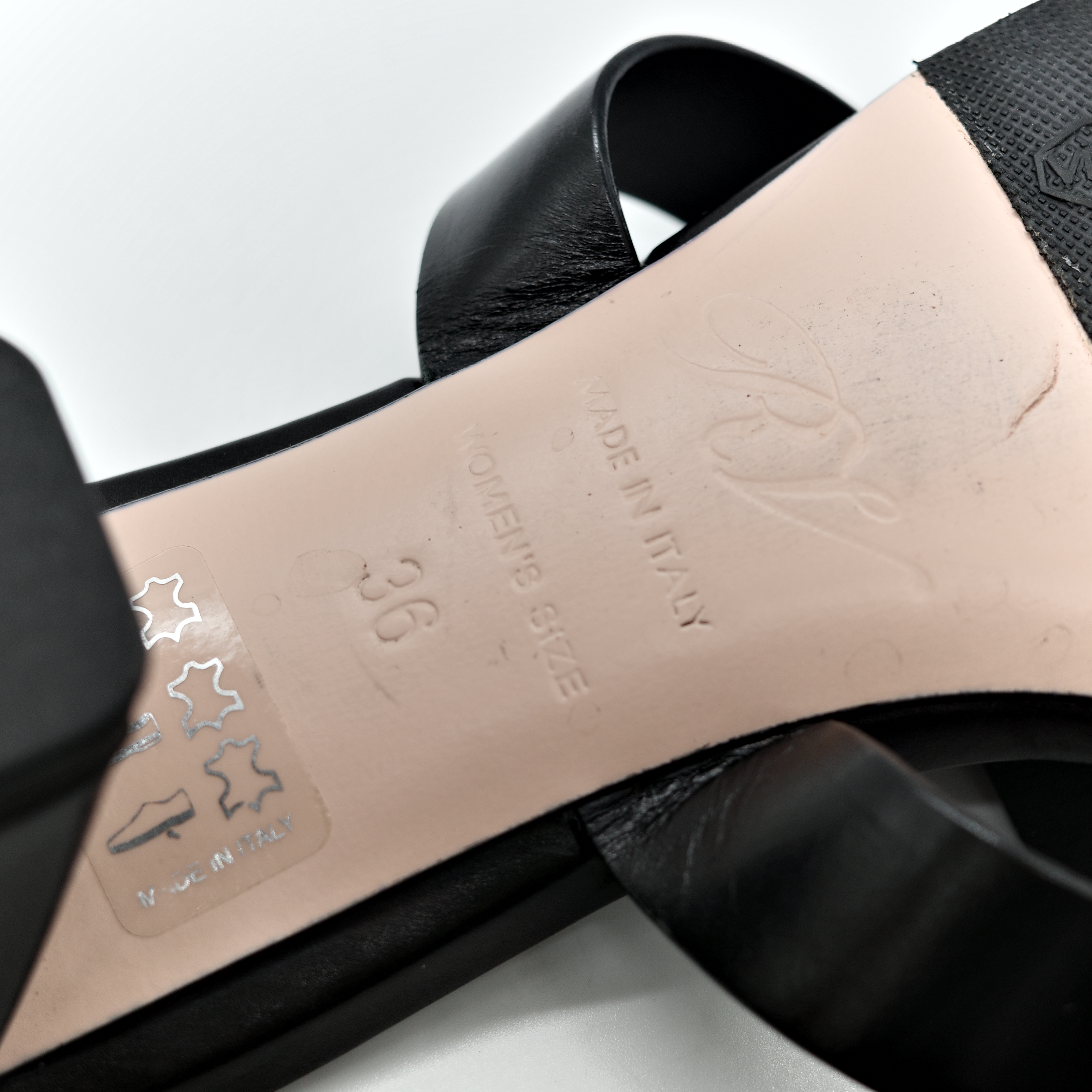 Roger viver 黑色涼鞋-13