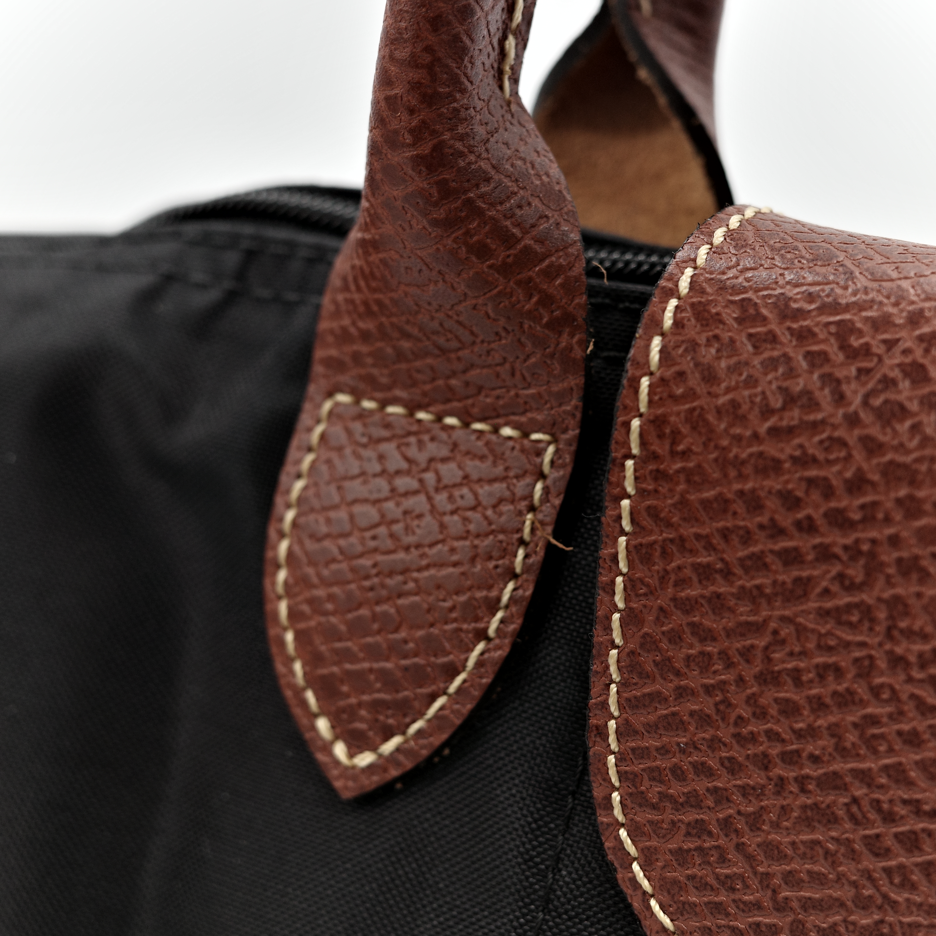 LONGCHAMP Le Pliage  黑色 尼龍 摺疊 水餃包-8