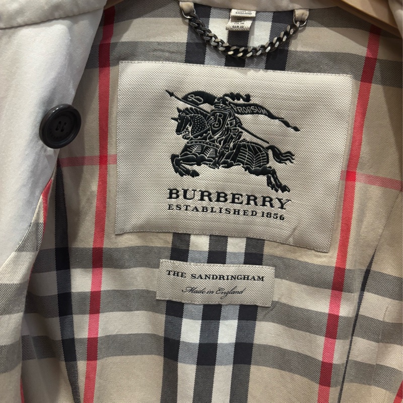 Burberry風衣外套-8