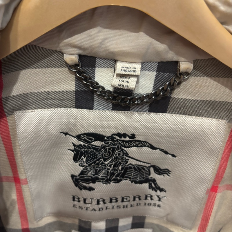 Burberry風衣外套-9