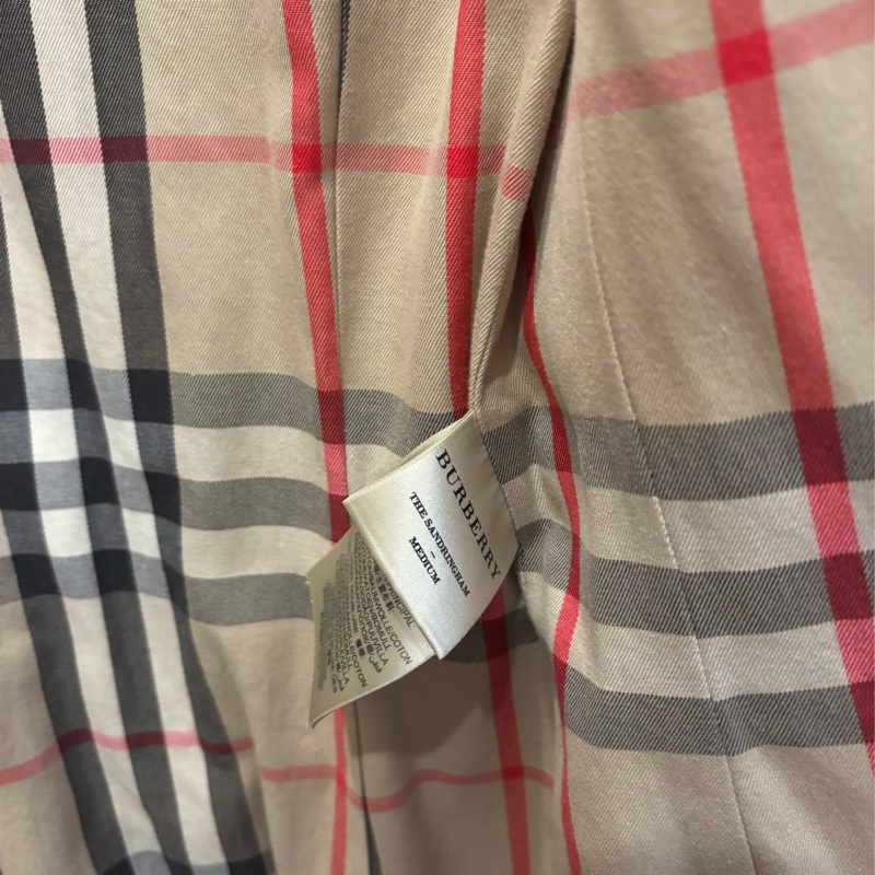Burberry風衣外套-10