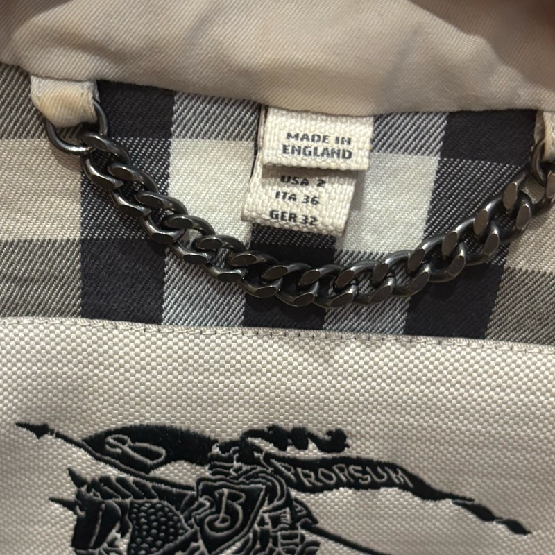 Burberry風衣外套-11