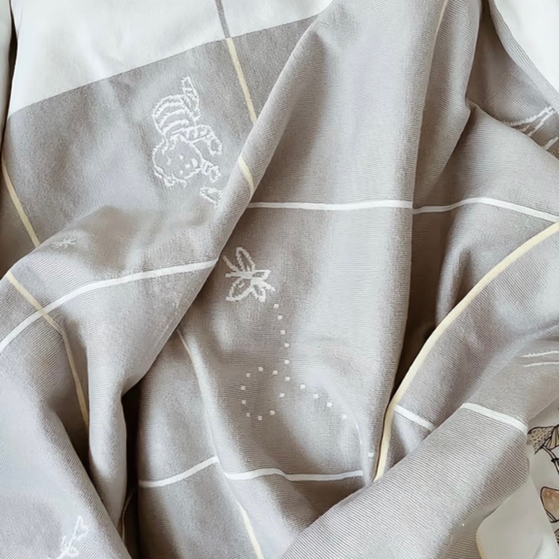 💖Hermes Carriole 寶寶 薄毯💖灰色 全新-7