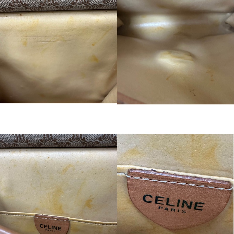 【赫蒂國際精品】Celine 賽琳 老花帆布郵差包 vintage-13