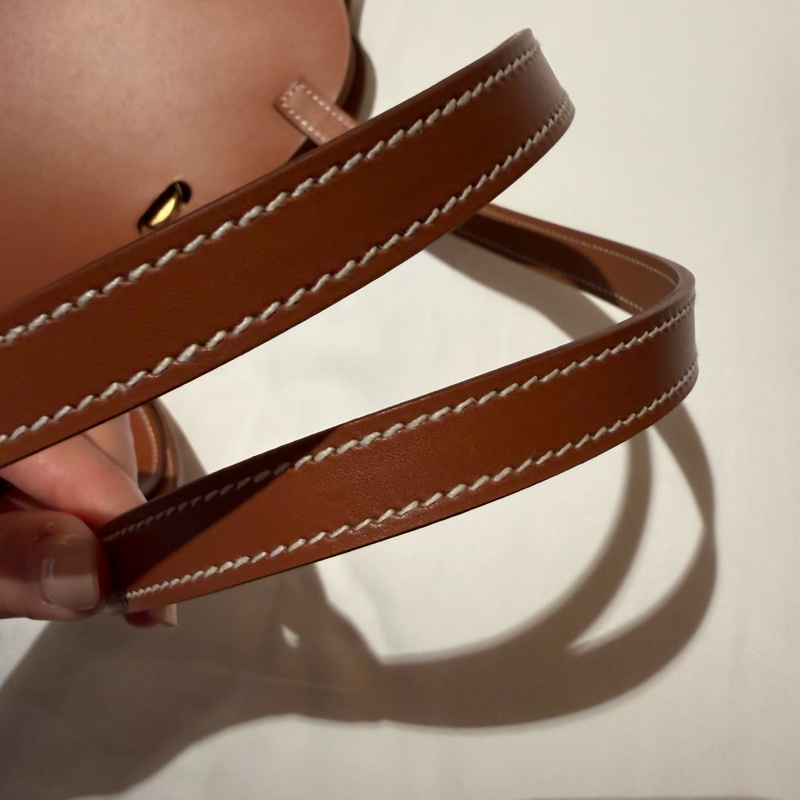 Hermes Tablier Sellier 金棕金釦💖 G刻 全配 超時尚新款-8