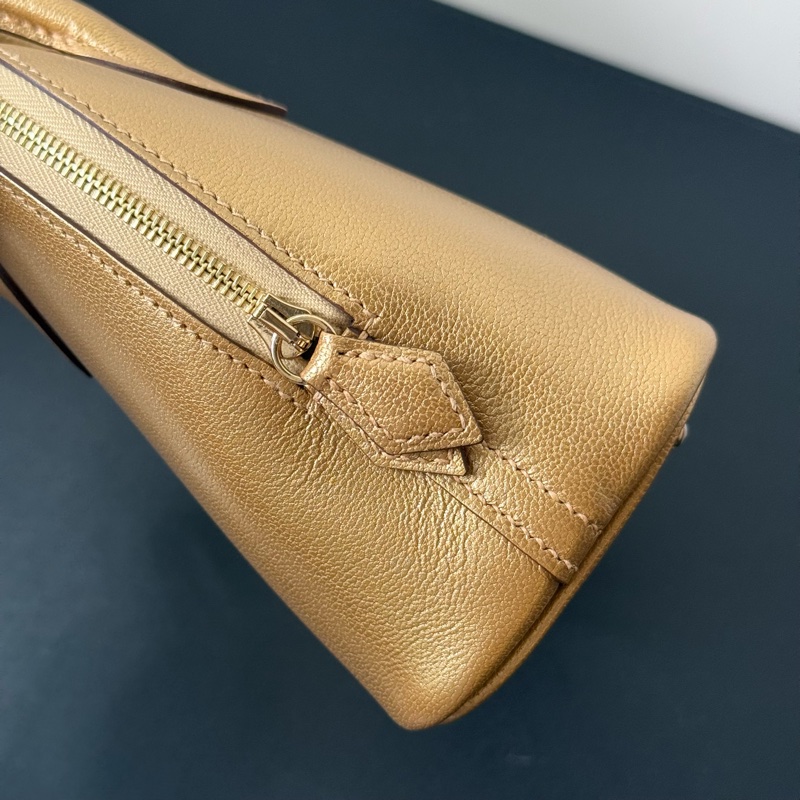 Hermes Mini Bolide 奧林匹克限量款 Y9 Dore 鎏金色 淡金釦 K刻-3