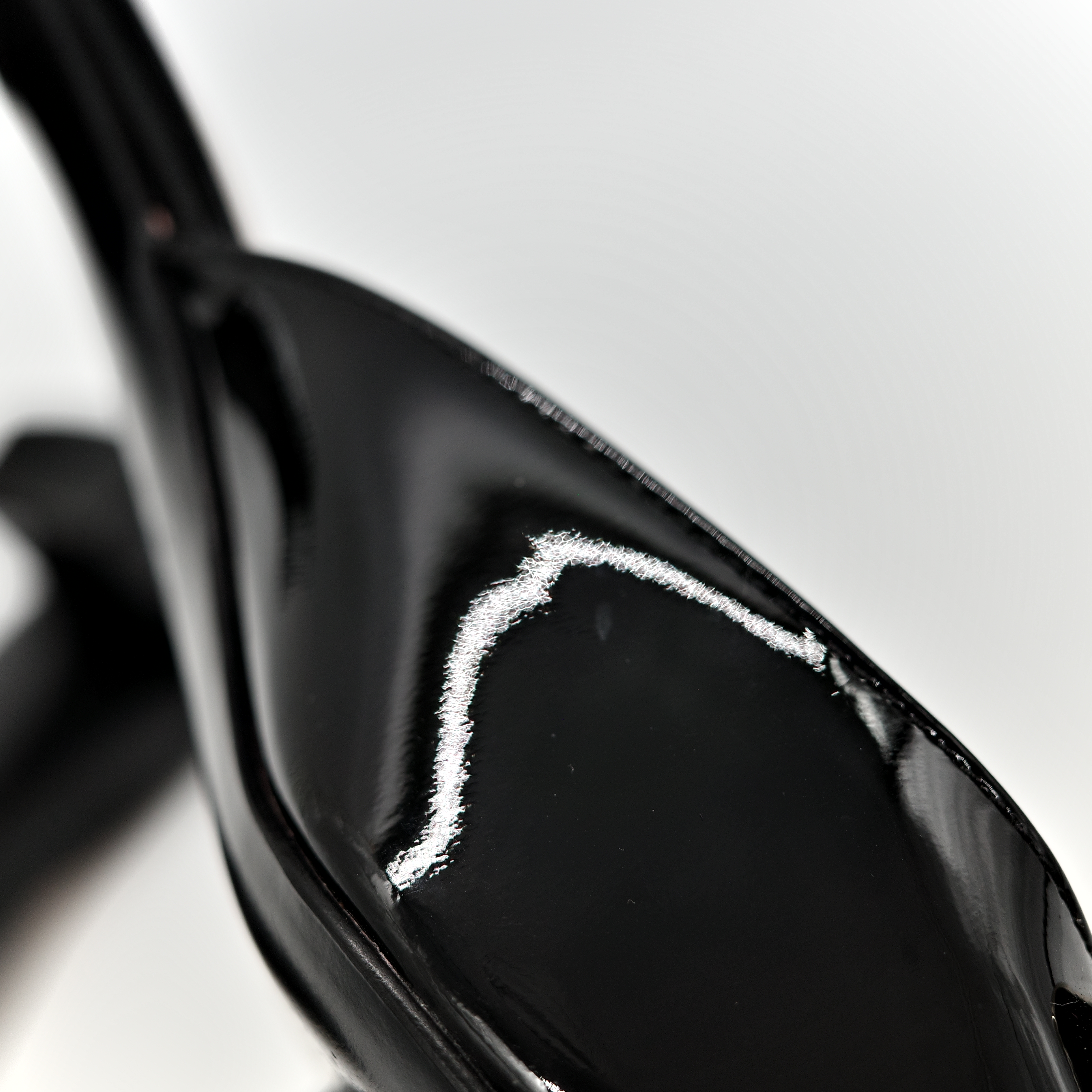 Roger Vivier Belle Vivier 黑色 漆皮 方釦穆勒鞋 坡跟 包鞋-11