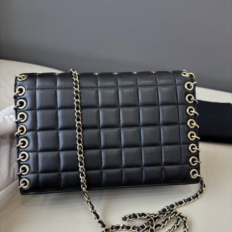 香奈兒/Chanel 限量款重工滿logo圓環鏈條包-6