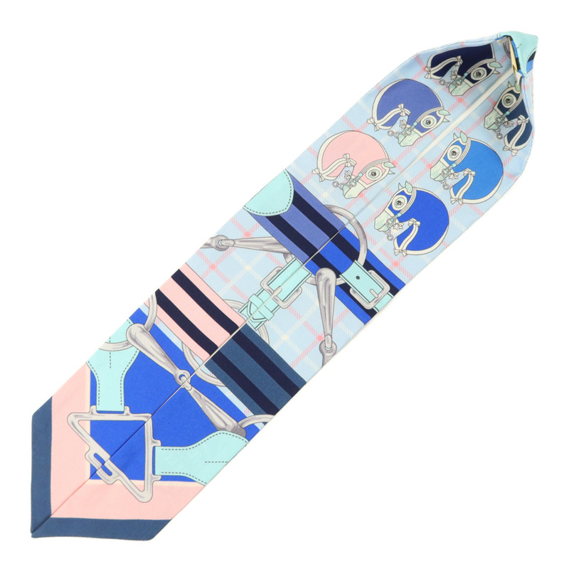 HERMES 絲質Twilly絲巾-2