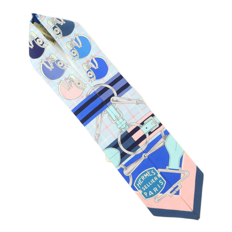 HERMES 絲質Twilly絲巾-3