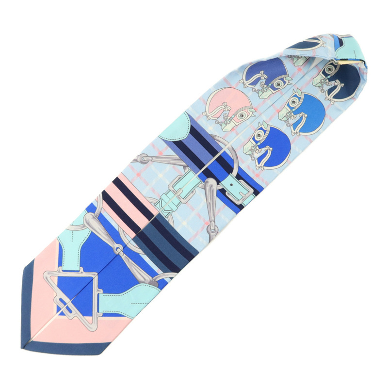 HERMES 絲質Twilly絲巾-2