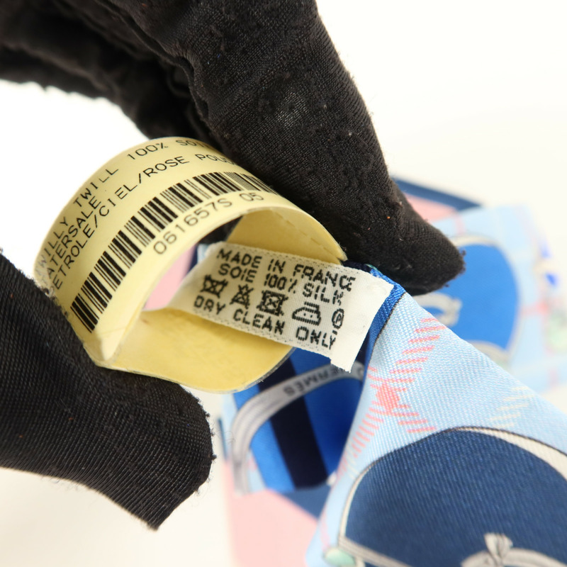 HERMES 絲質Twilly絲巾-6