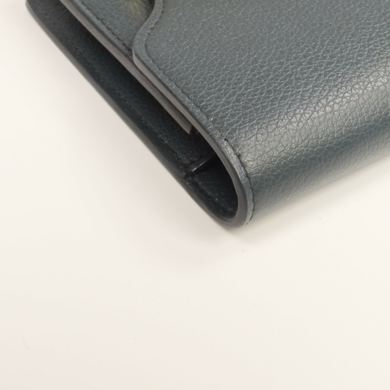 HERMES Evercolor皮革Roulis Slim錢包Vert Rousseau-13