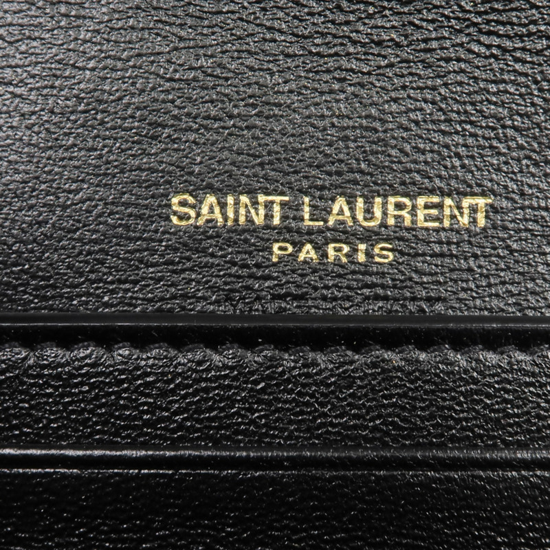 SAINT LAURENT 牛皮皮革Three-fold Wallet錢包-6