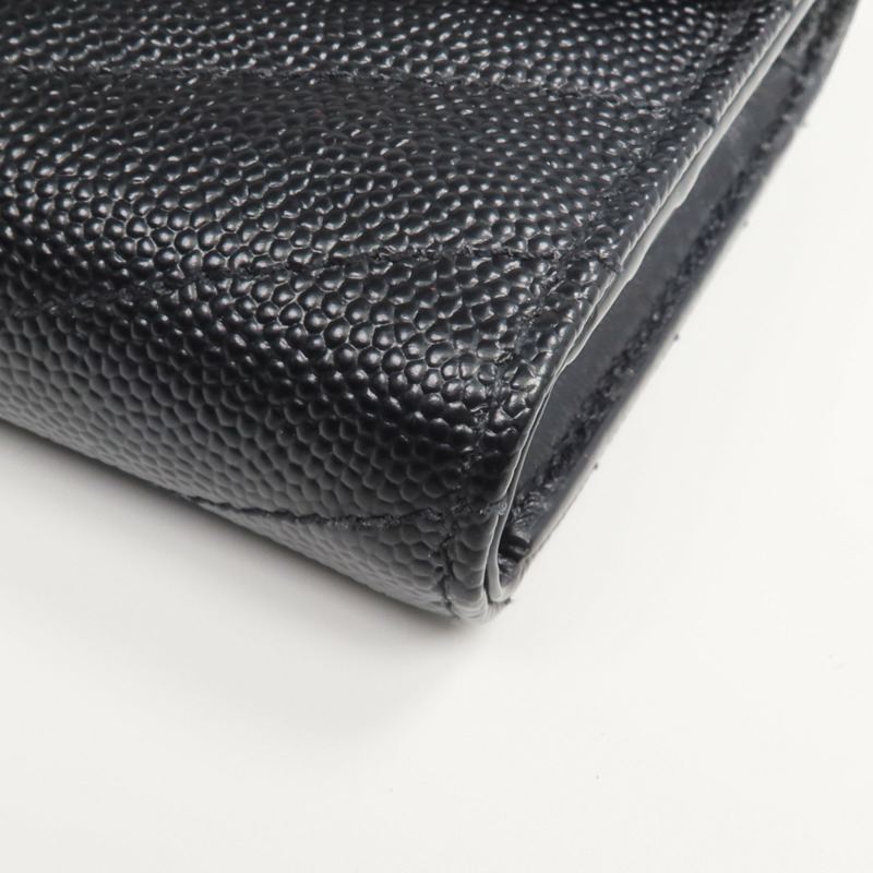 SAINT LAURENT 牛皮皮革Three-fold Wallet錢包-9