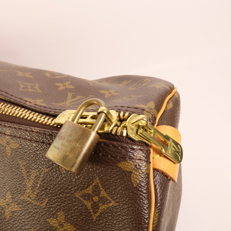 LOUIS VUITTON Monogram Keepall 60金扣手挽袋-7