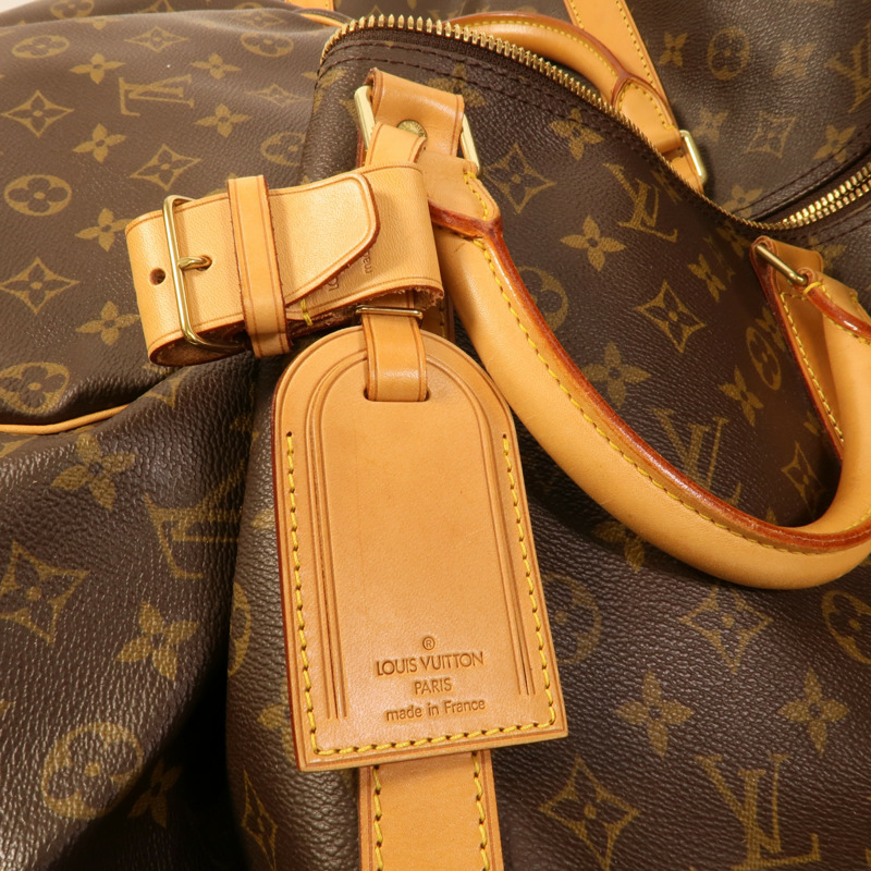 LOUIS VUITTON Monogram Keepall 60金扣手挽袋-9