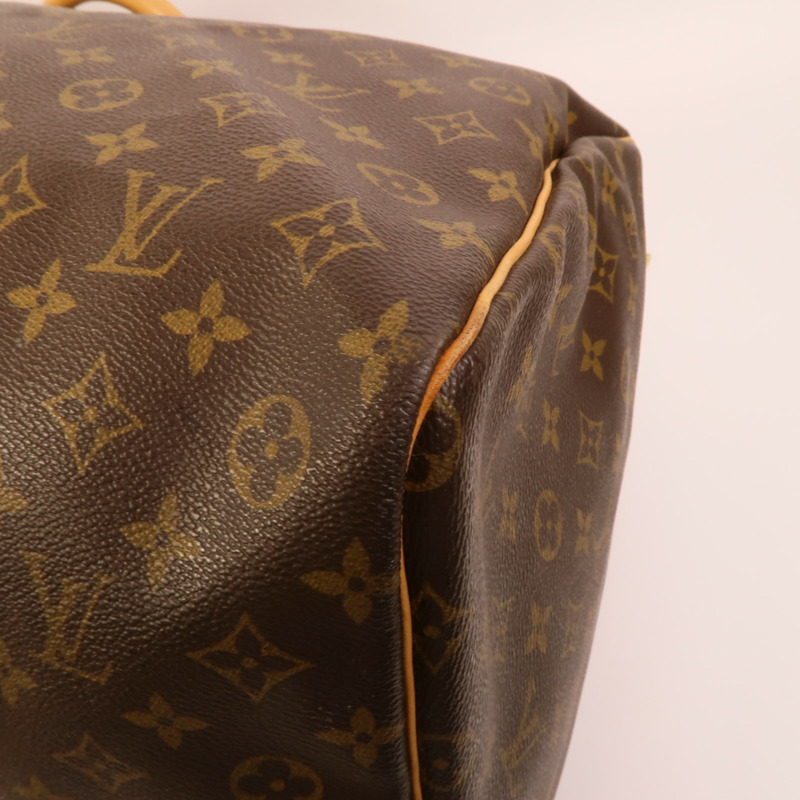 LOUIS VUITTON Monogram Keepall 60金扣手挽袋-12